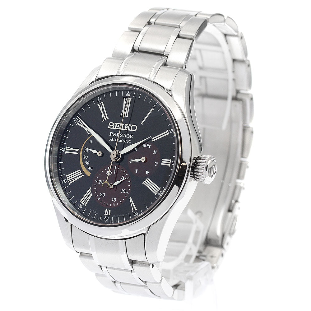 SEIKO SARW045/6R21-01F0 Presage Urushi/Sandalwood Lacquer Limited Edition Power Reserve Automatic Men's Watch