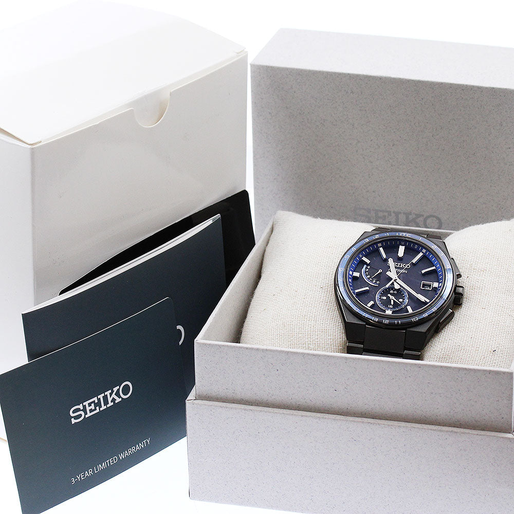 SEIKO SBXY041/8B63-0BB0 Astron Nextar World Time Solar Radio Controlled Men's Watch Excellent Condition with Box and Warranty.