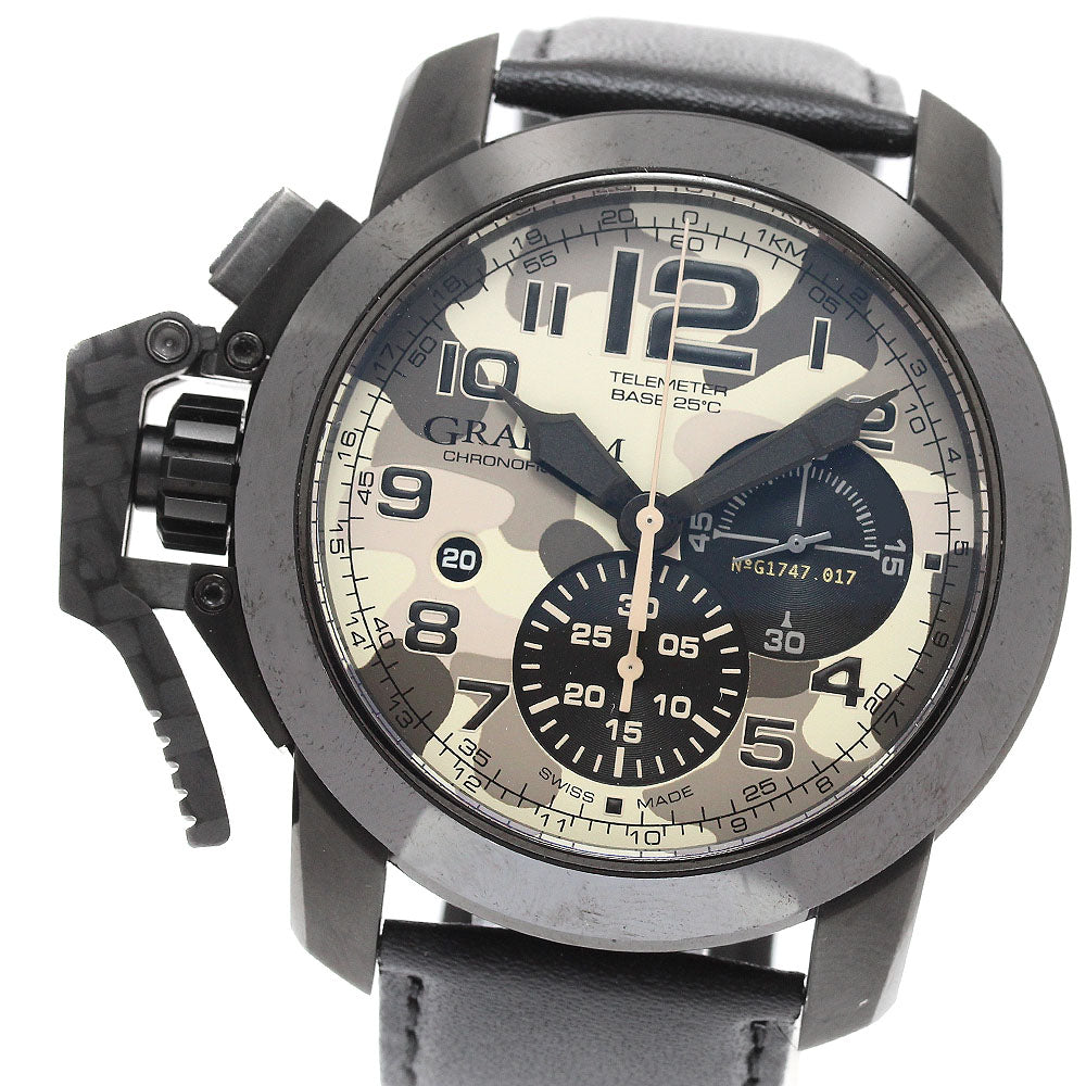 GRAHAM 2CCAU.E03.K93N Chronofighter Oversize Camouflage Automatic Men's Watch (Good Condition)