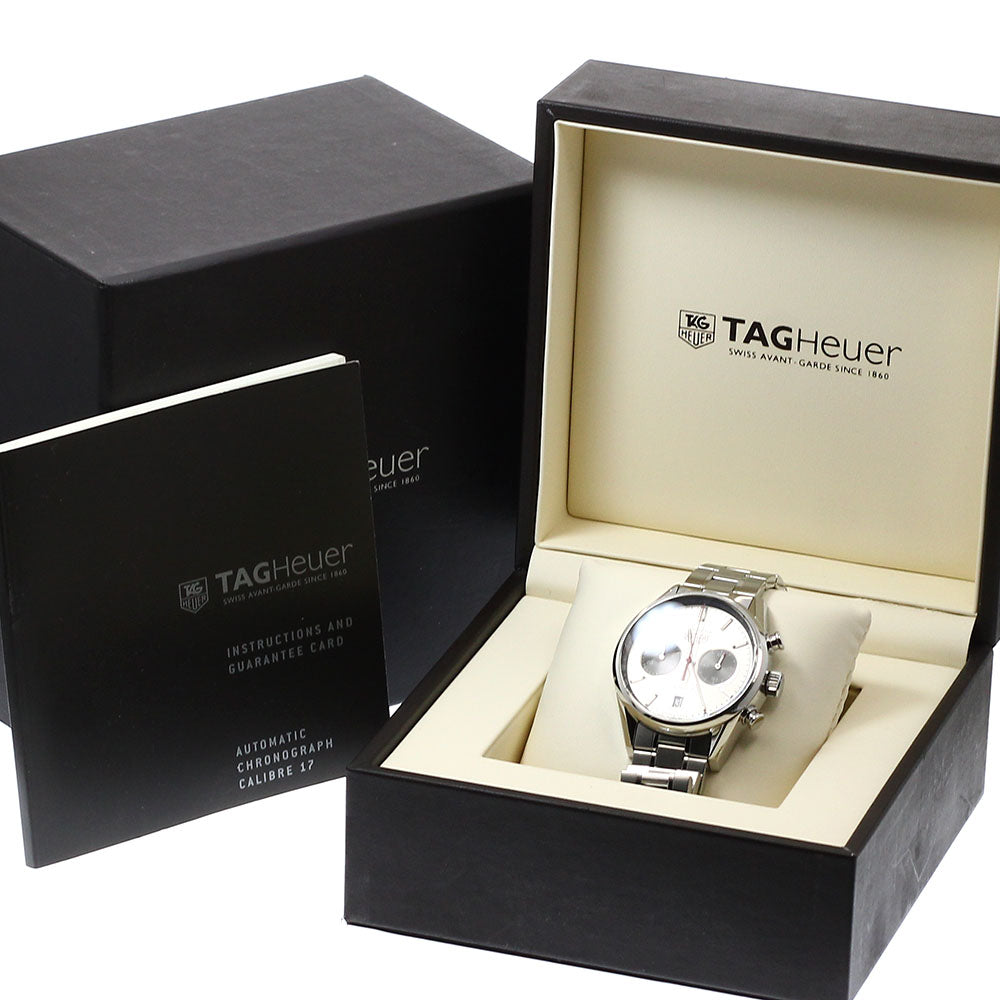 TAG Heuer CV2119 Carrera Jack Heuer Caliber 17 Chronograph Automatic Men's Watch with Box