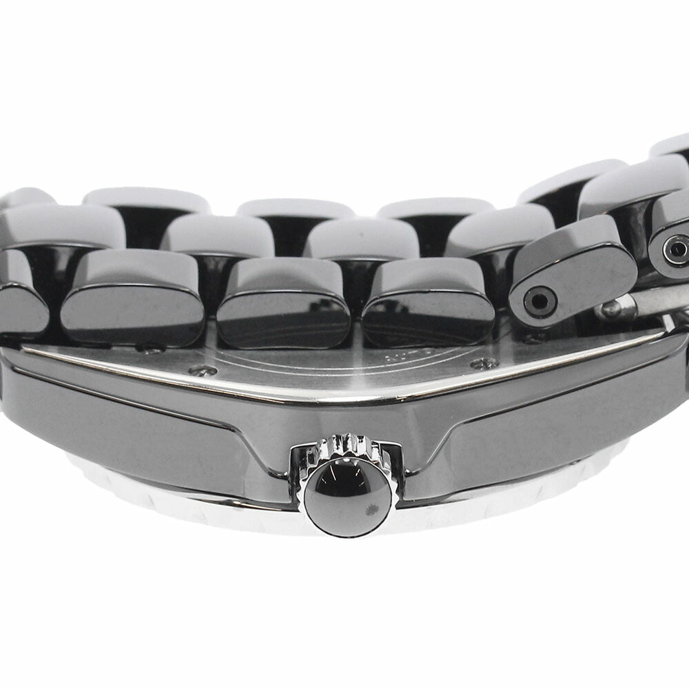 CHANEL H1635 J12 12P Ruby Black Ceramic Automatic Men's Watch