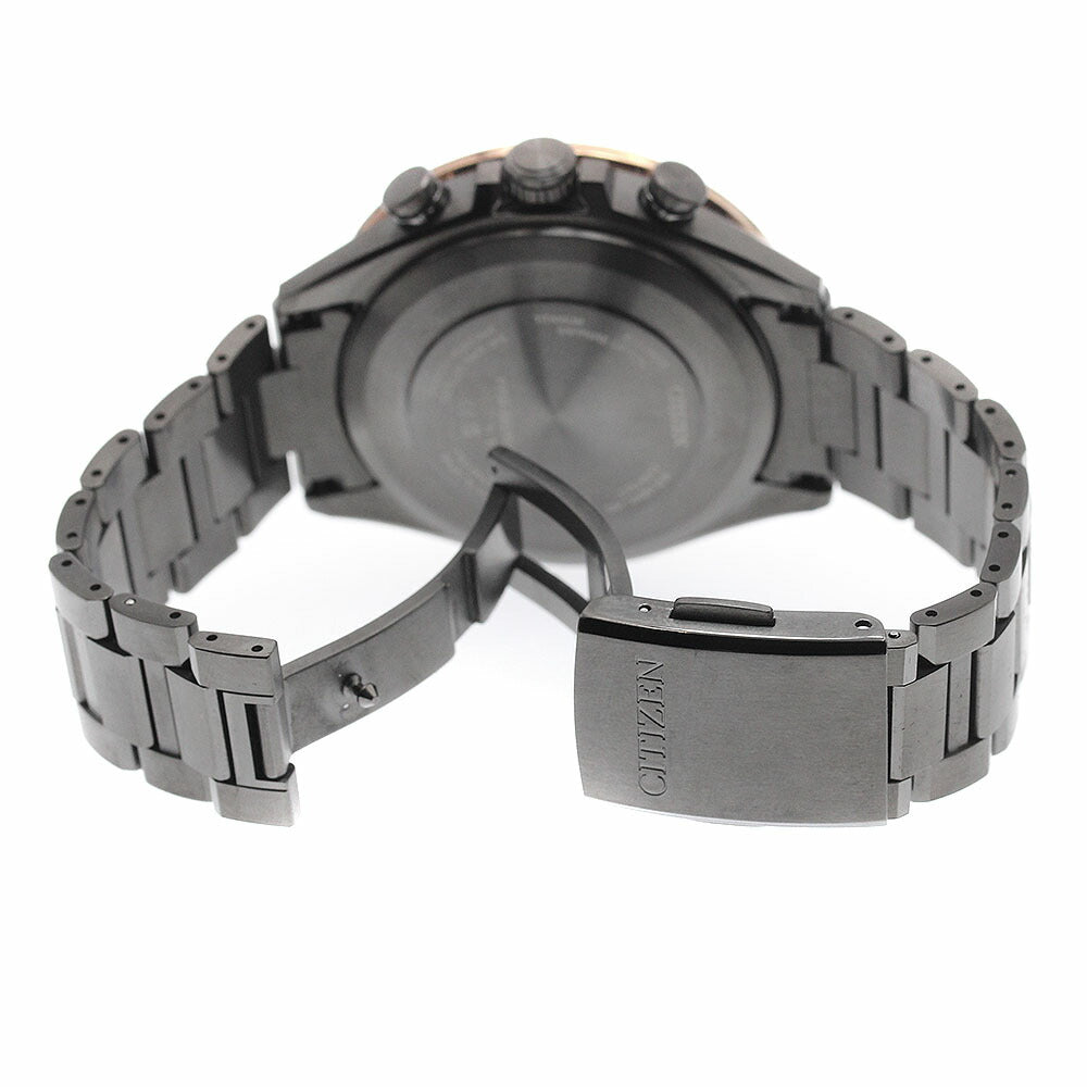 CITIZEN CC4074-61W/F950-0029S0C Attesa ACT Line Black Titanium Series Solar Radio-Controlled Men's Watch Excellent Condition with Box and Warranty.