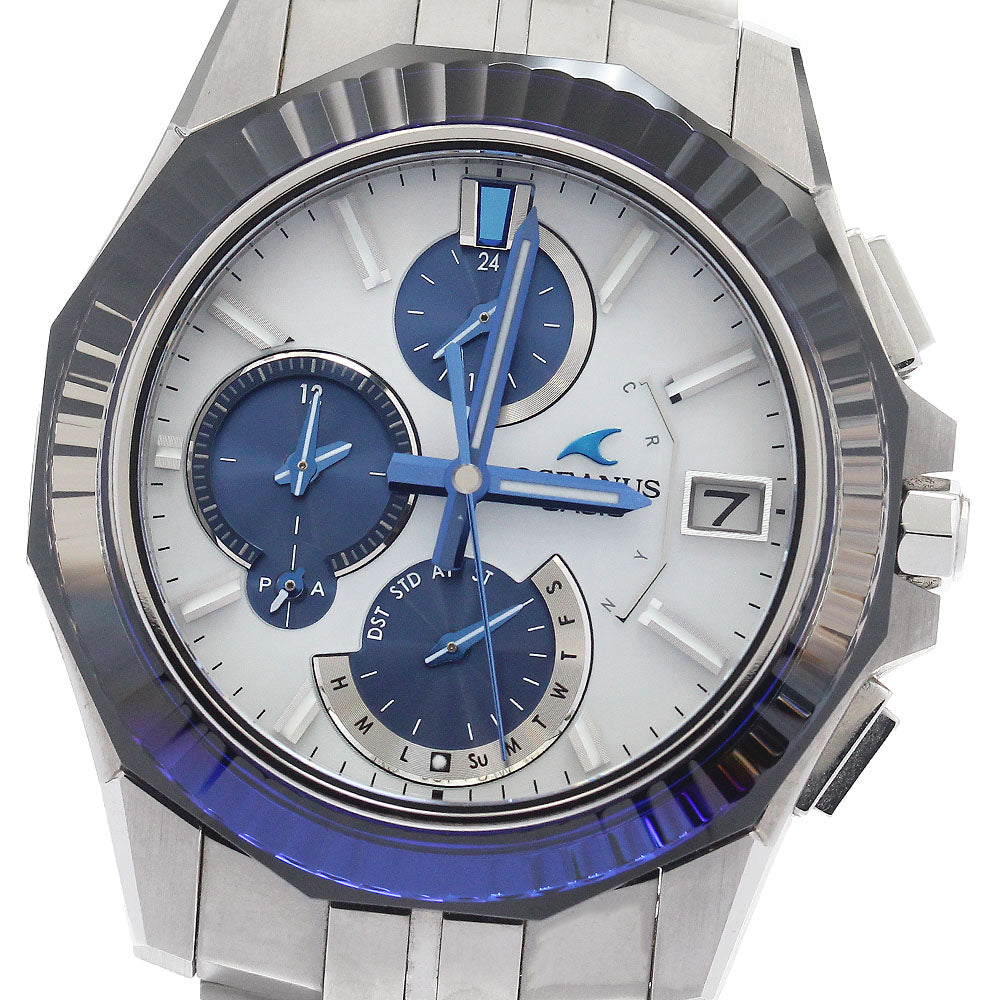 CASIO 0CW-S6000PB-7AJR Oceanus Manta Limited Edition (600 pieces) Solar Radio-Controlled Men's Watch - Excellent Condition Box and Warranty Included