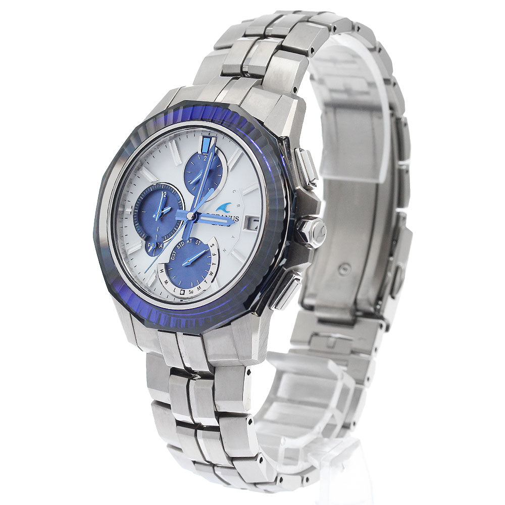 CASIO 0CW-S6000PB-7AJR Oceanus Manta Limited Edition (600 pieces) Solar Radio-Controlled Men's Watch - Excellent Condition Box and Warranty Included