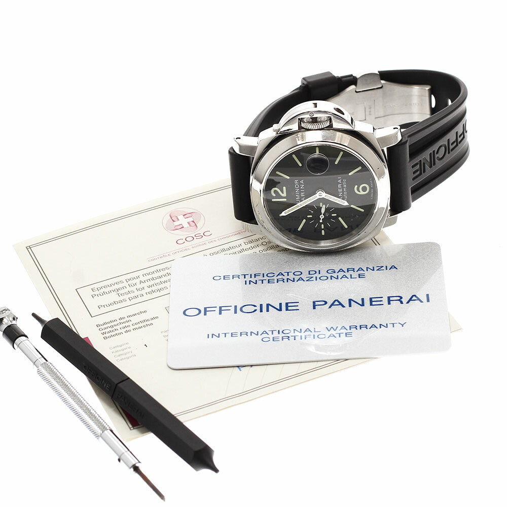 PANERAI PAM00164 Luminor Marina Date Automatic Men's Watch with Warranty