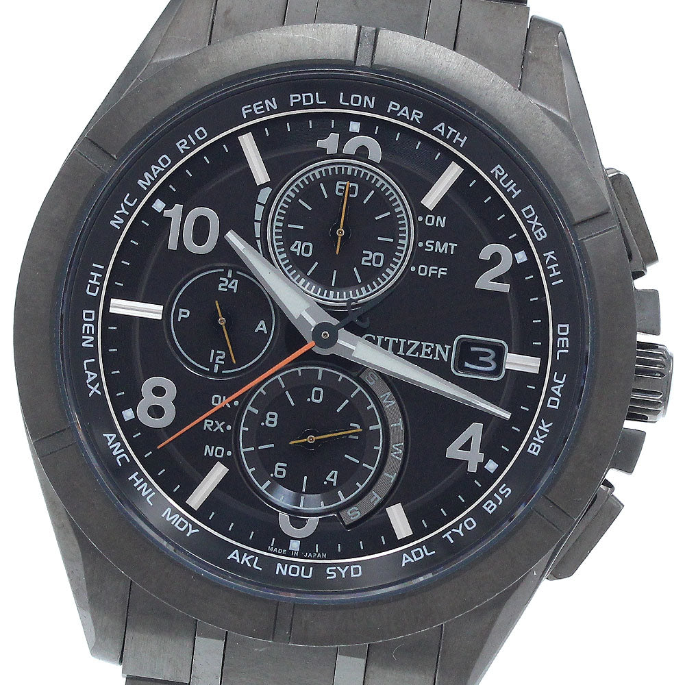 CITIZEN AT8166-59E Attesa Eco-Drive Day-Date Solar Radio-Controlled Men's Watch with Warranty