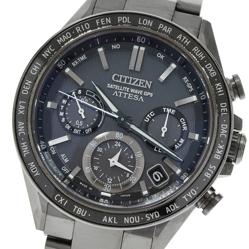 CITIZEN F950-0029S01/CC4055-65E Attesa Satellite Wave GPS Solar Radio Controlled Men's Watch (with box and warranty)