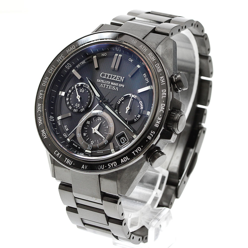 CITIZEN F950-0029S01/CC4055-65E Attesa Satellite Wave GPS Solar Radio Controlled Men's Watch (with box and warranty)