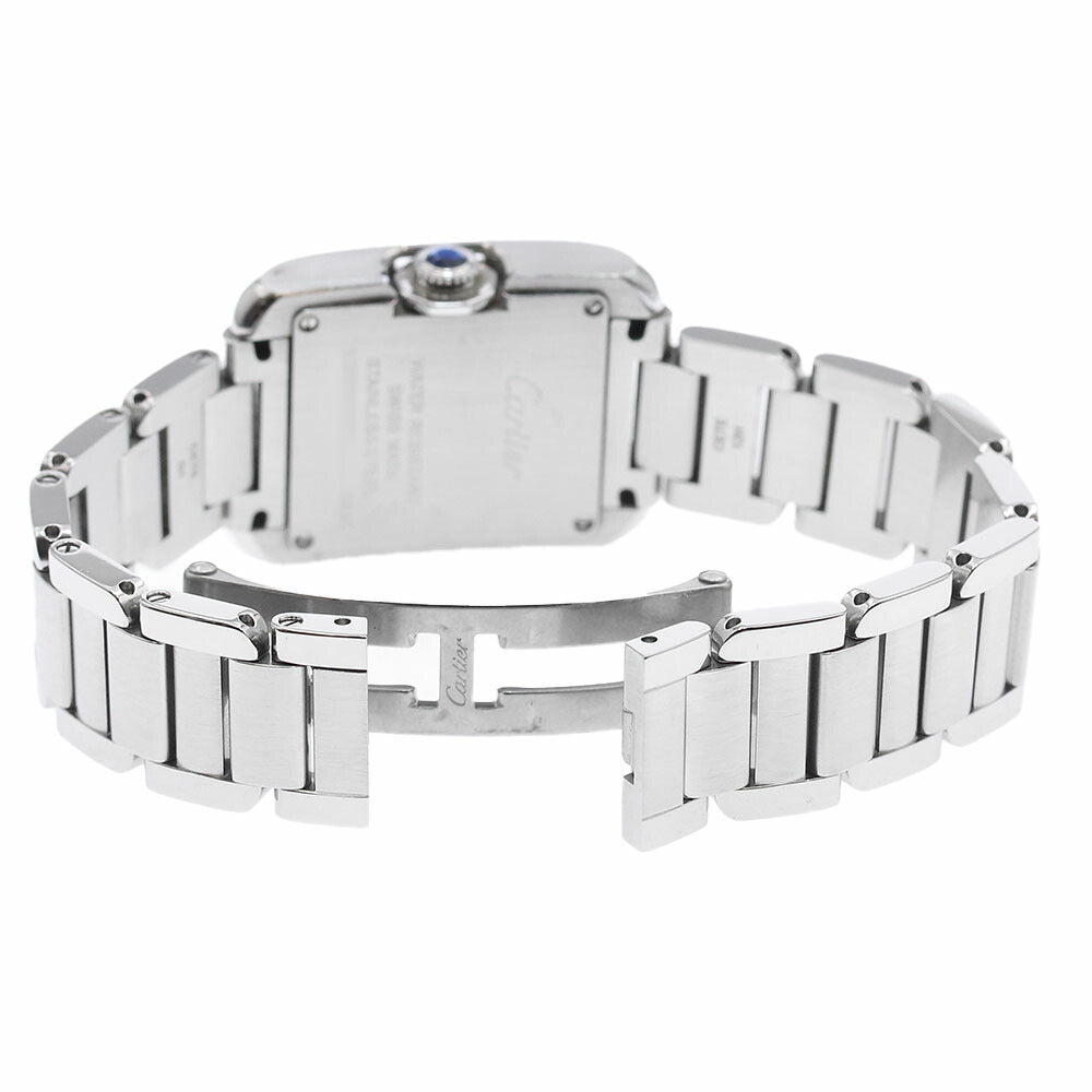 CARTIER W5310022 Tank Anglaise SM Quartz Women's Watch with Inner Box