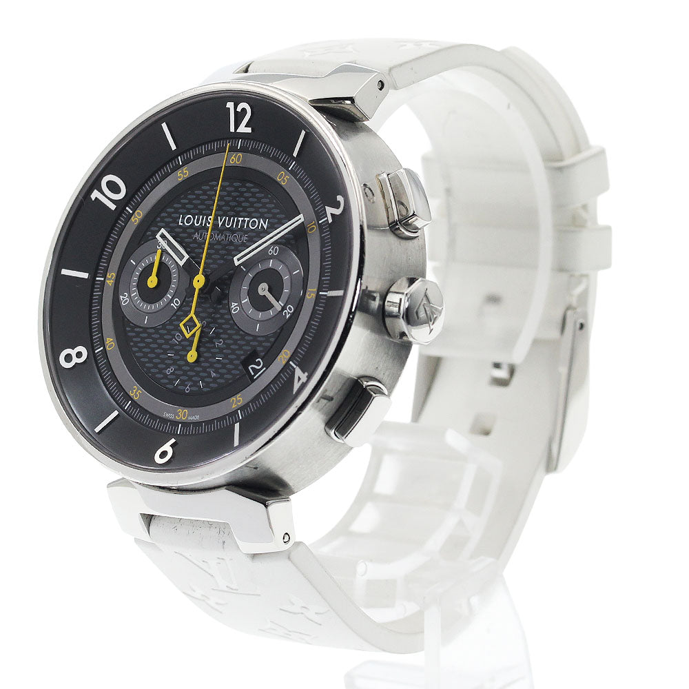 LOUIS VUITTON Q8D40 Tambour Moon Chronograph Date Automatic Men's Watch