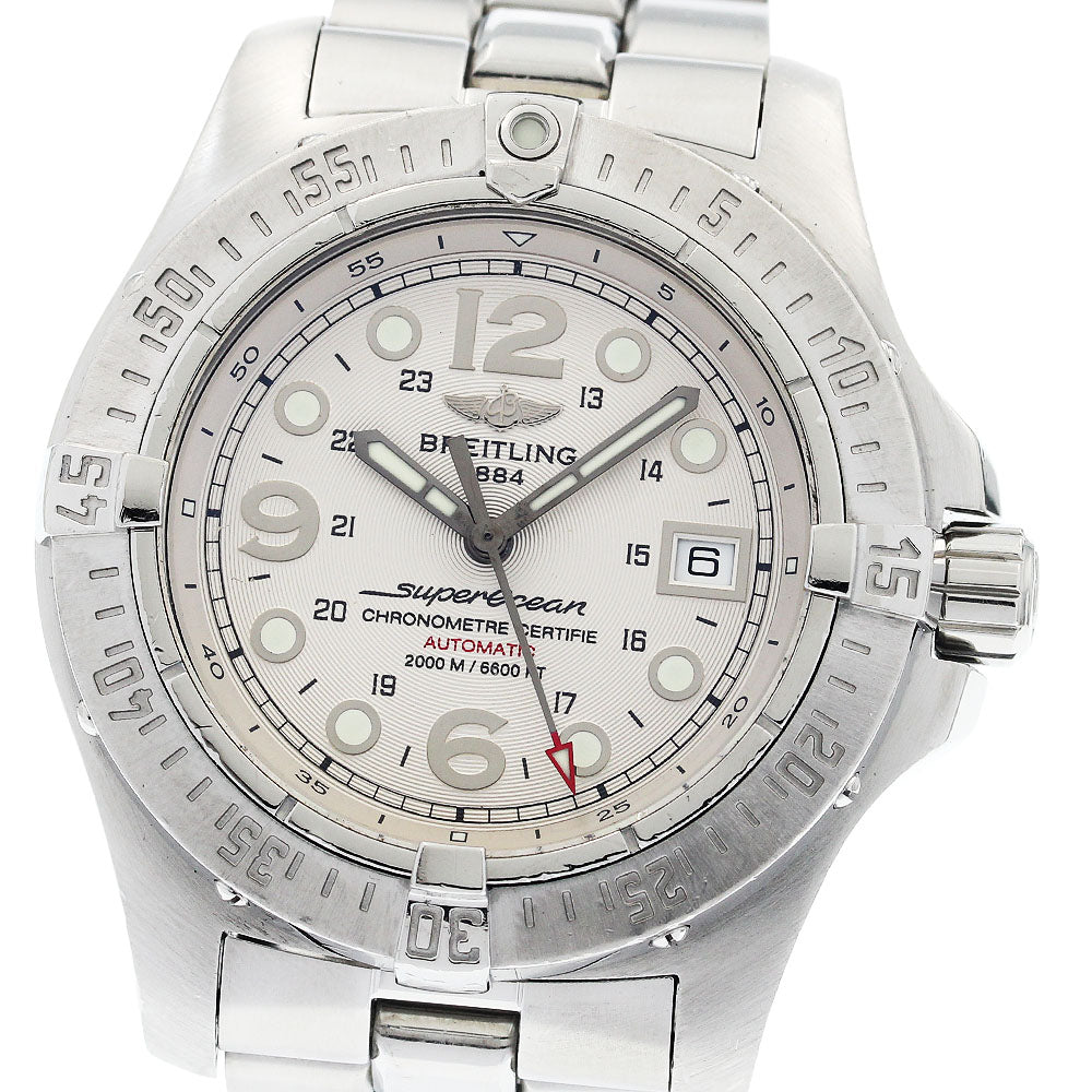 BREITLING A17390 Superocean Date Automatic Men's Watch with Warranty