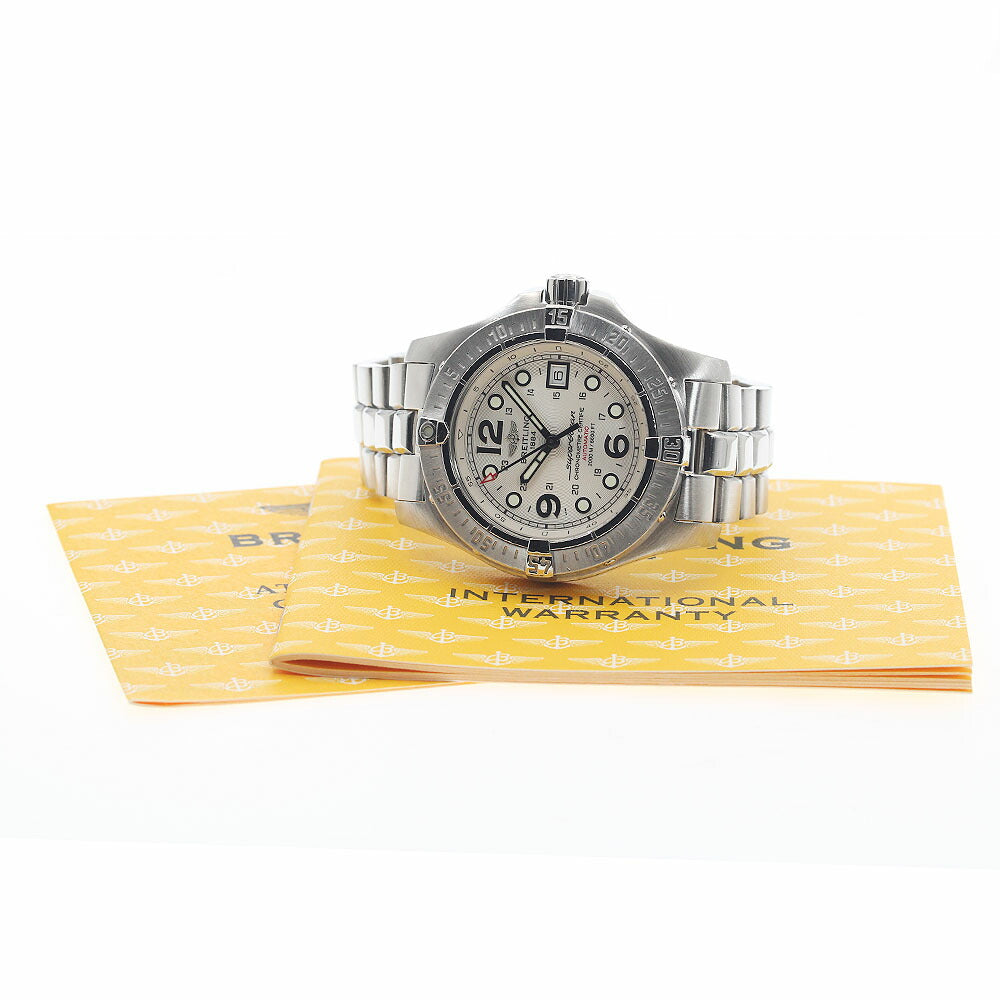 BREITLING A17390 Superocean Date Automatic Men's Watch with Warranty