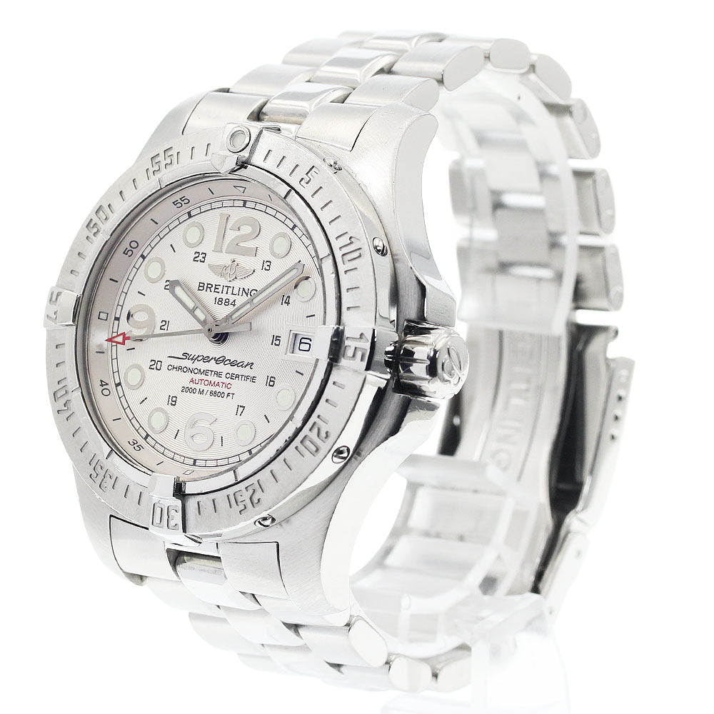 BREITLING A17390 Superocean Date Automatic Men's Watch with Warranty