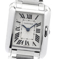 CARTIER W5310022 Tank Anglaise SM Quartz Women's Watch with Warranty