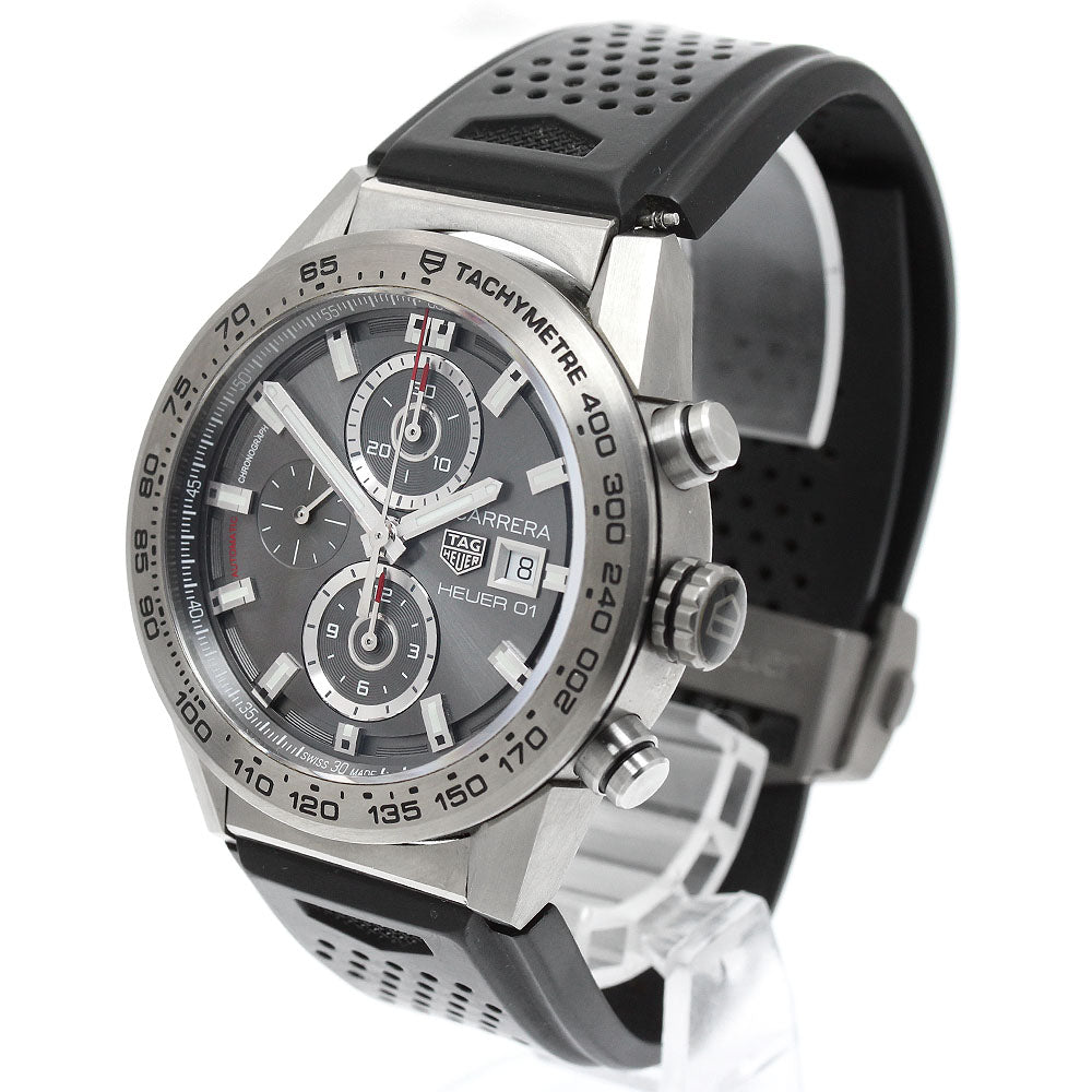 TAG Heuer CAR208Z-0 Carrera Heuer 01 Chronograph Automatic Men's Watch with Warranty