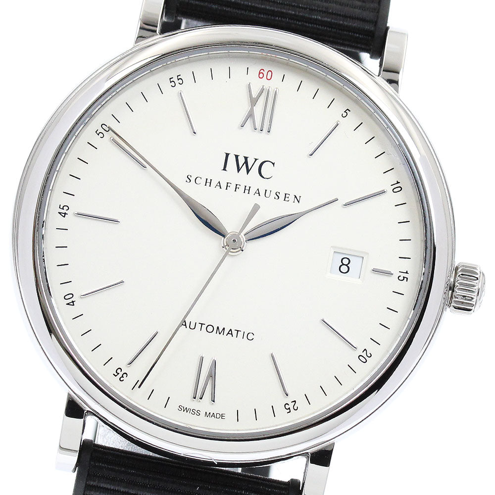 IWC SCHAFFHAUSEN IW356501 Portofino Date Automatic Men's Watch - Excellent Condition