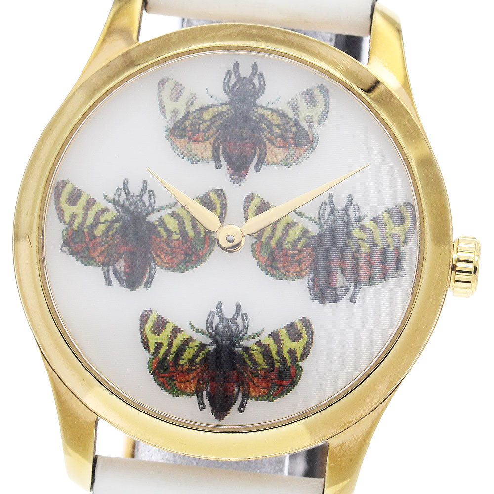 GUCCI 126.4/YA1264109 G-Timeless Bee Butterfly Hologram Quartz Boys Watch