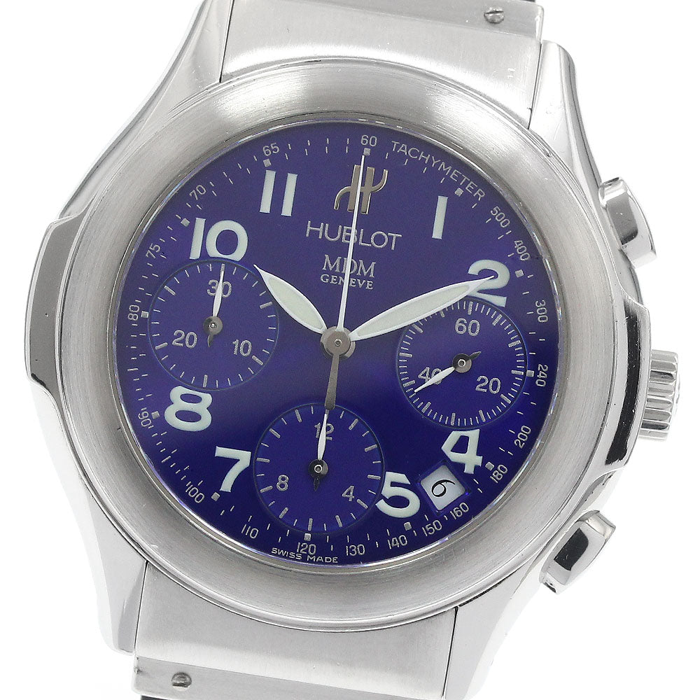 HUBLOT 1810.1 MDM Elegant Chronograph Date Automatic Men's Watch (Good Condition)