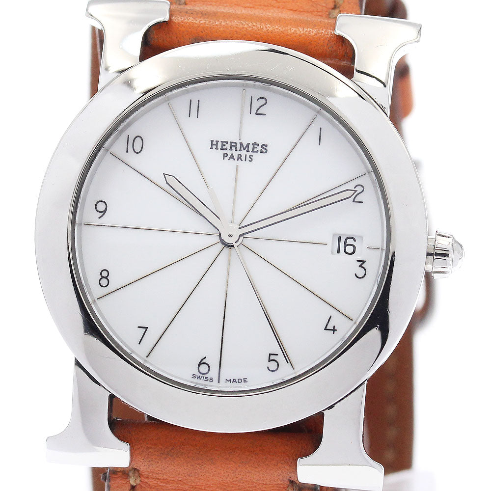 HERMES HR1.510 H-Watch Ronde Date Quartz Ladies