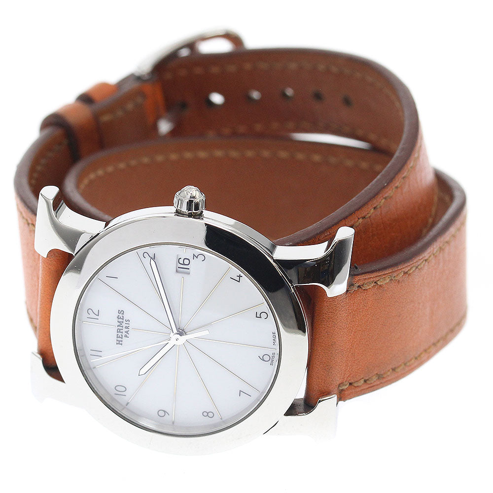 HERMES HR1.510 H-Watch Ronde Date Quartz Ladies