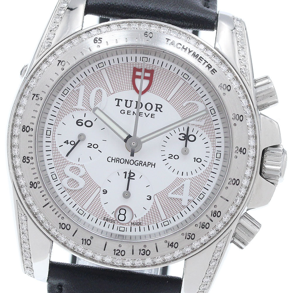 TUDOR 20310 Classic Lug Bezel Diamond Chronograph Automatic Men's Watch
