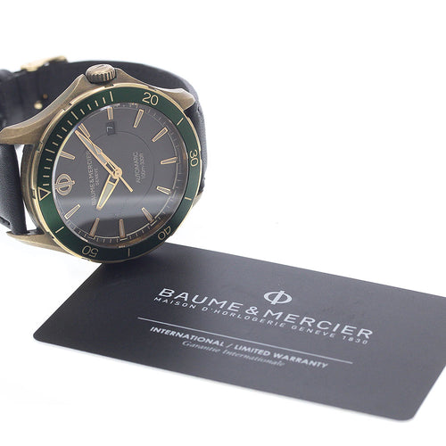 Baume & Mercier M0A10565 Clifton Club Date Automatic Men's Watch Excellent Condition with Warranty.