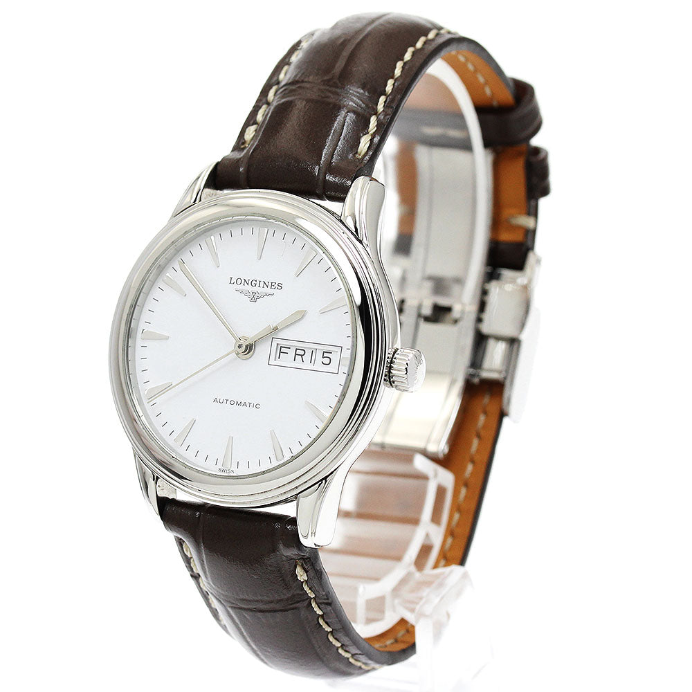 LONGINES L4.799.4 Flagship Day-Date Automatic Men's Watch Excellent Condition
