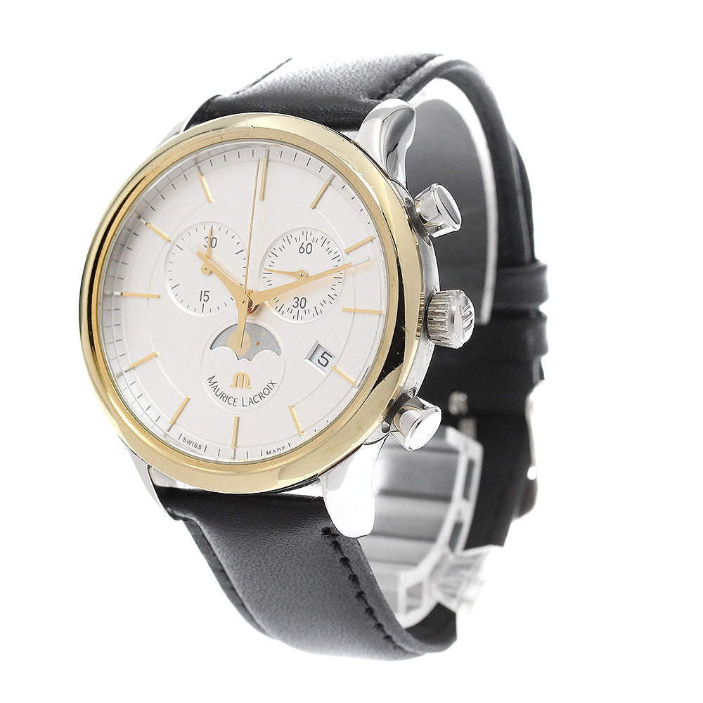 MAURICE LACROIX LC1148 Les Classiques Chronograph Moon Phase Quartz Men's Watch