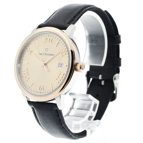 CARL F.BUCHERER 10314.08 Adamavi Date PG Bezel Automatic Men's Watch