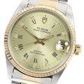 TUDOR 72033 Prince Oysterdate YG Bezel 10P Diamond Automatic Boys' Watch