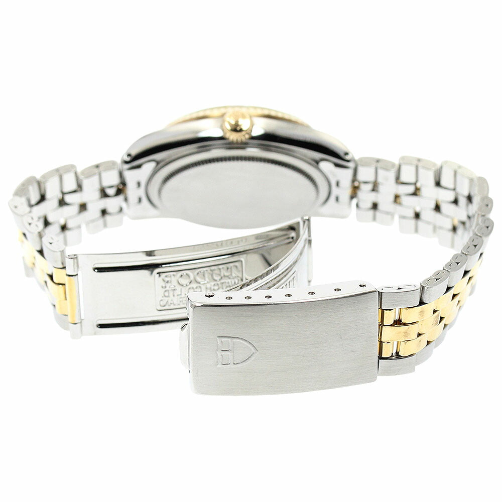 TUDOR 72033 Prince Oysterdate YG Bezel 10P Diamond Automatic Boys' Watch