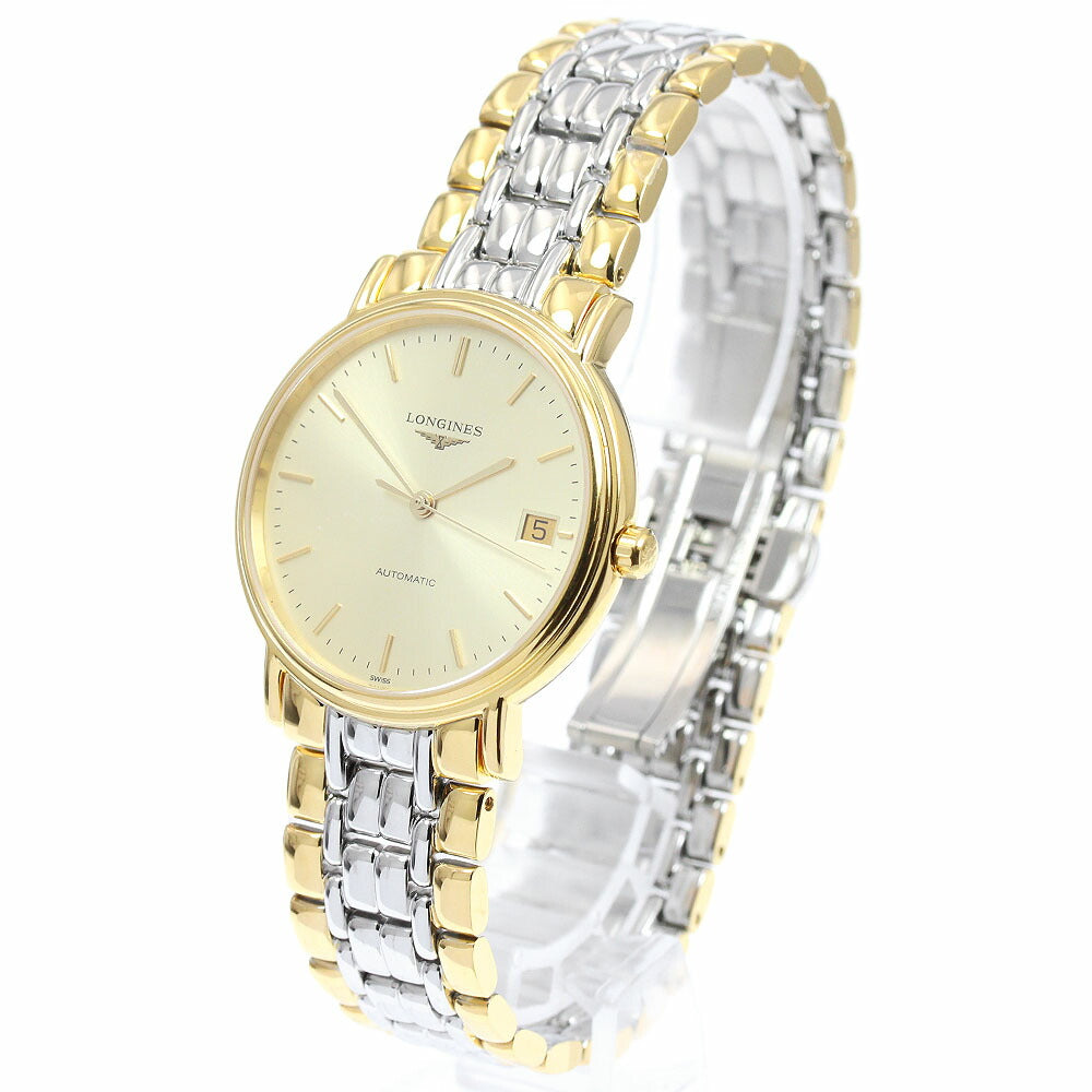 LONGINES L4.821.2 Presance Date Automatic Men's Watch Excellent Condition