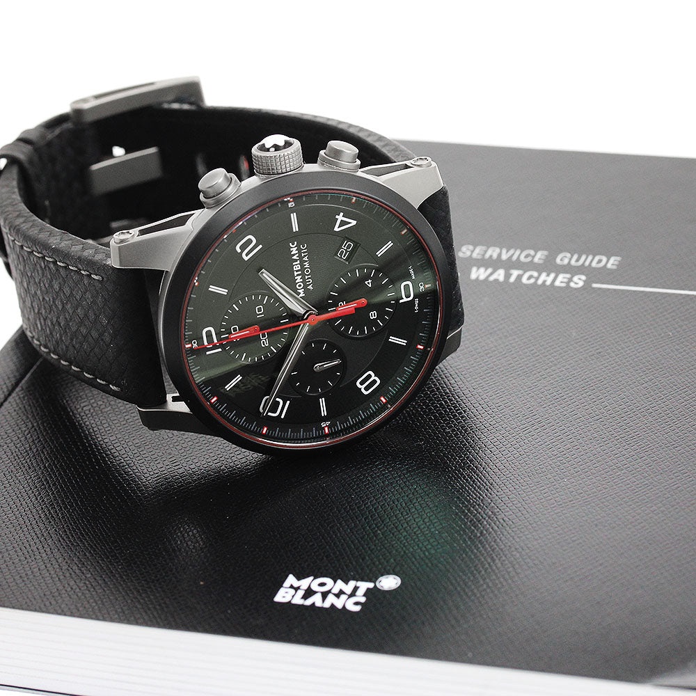 MONTBLANC 112604 TimeWalker Urban Speed Date Chronograph Automatic Men's Watch Excellent Condition with Warranty.