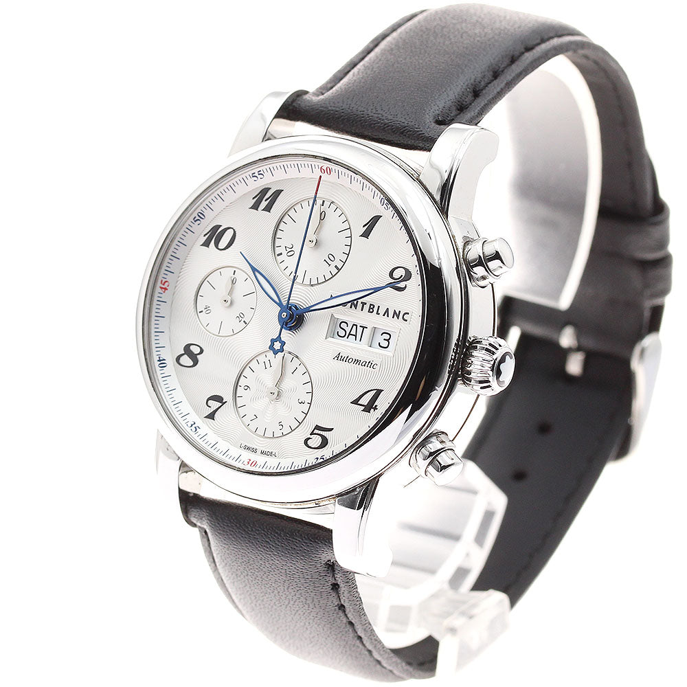 MONTBLANC 7201/106466 Star Chronograph Day-Date Automatic Men's Watch (Good Condition)