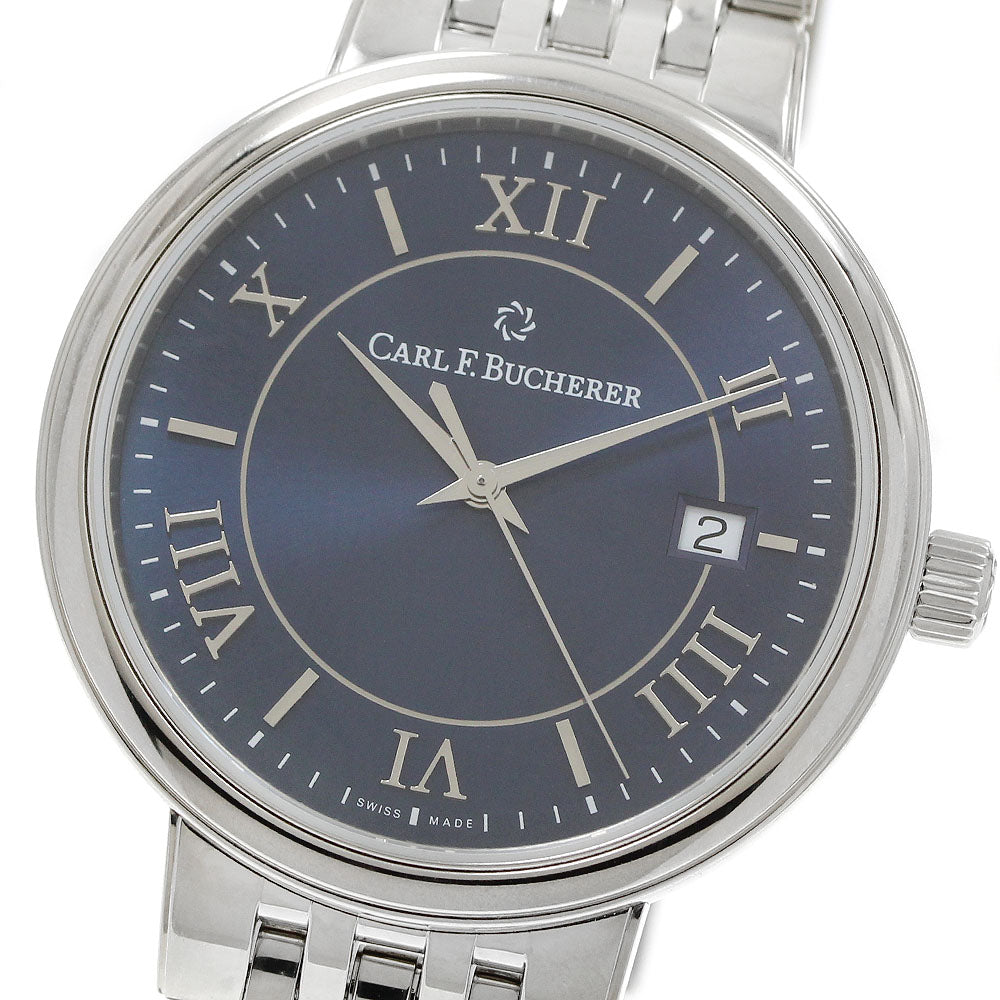 CARL F.BUCHERER 00.10314.08.55.21 Adamavi Date Automatic Men's Watch Excellent Condition with Warranty.