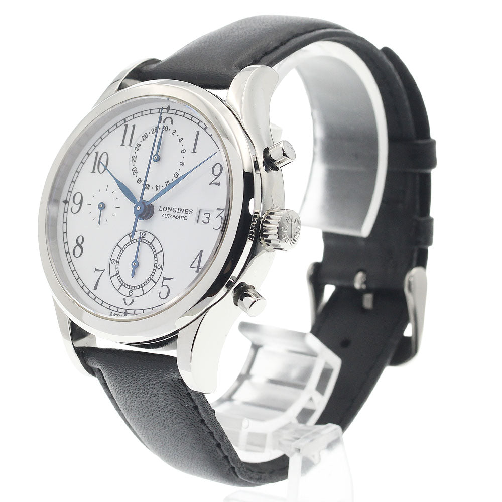 LONGINES L2.815.4 Heritage Classic Chronograph Automatic Men's Watch (Good Condition)