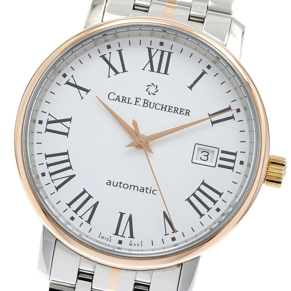CARL F.BUCHERER 00.10318.07.11.21 Adamavi Date Automatic Men's Watch Excellent Condition