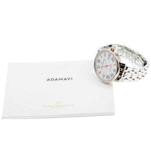 CARL F.BUCHERER 00.10318.07.11.21 Adamavi Date Automatic Men's Watch Excellent Condition