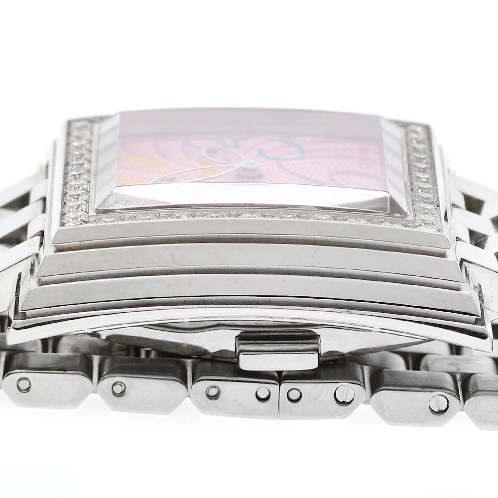 CORUM 138.341.47 Pyramid Diamond Bezel Quartz Women's Watch (Good Condition)