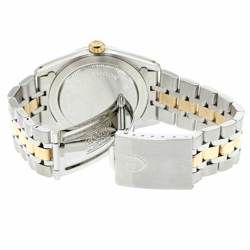 TUDOR 74033 Prince Date YG Combination Automatic Men's Watch (Good Condition)