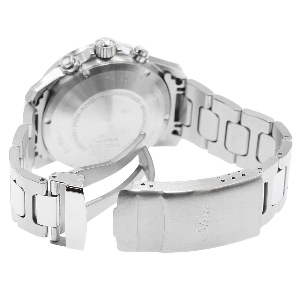 Sinn 303.SILVER.12 Chronograph Day-Date Automatic Men's Watch with Warranty Card