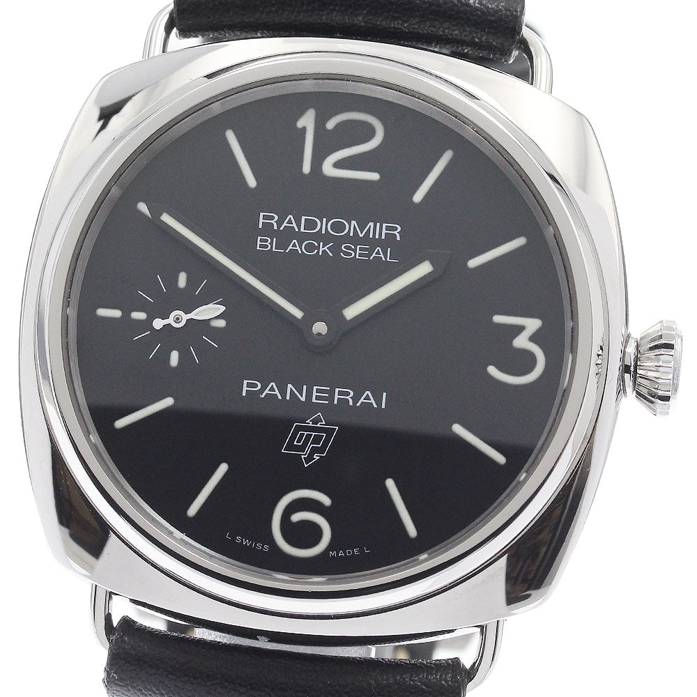 PANERAI PAM00380 Radiomir Black Seal Logo Small Seconds Manual Winding Men's Watch - Excellent Condition with Box and Warranty Card
