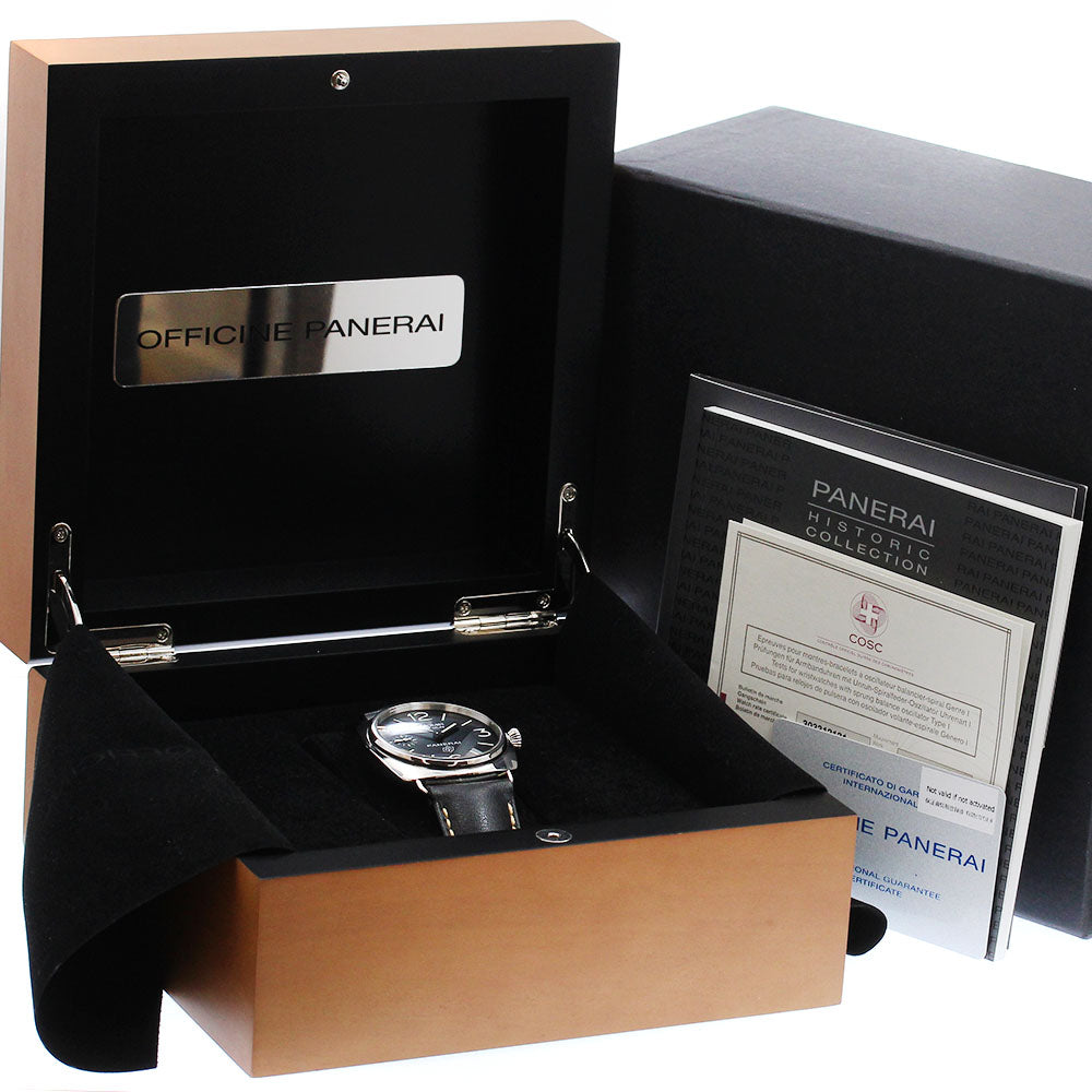 PANERAI PAM00380 Radiomir Black Seal Logo Small Seconds Manual Winding Men's Watch - Excellent Condition with Box and Warranty Card