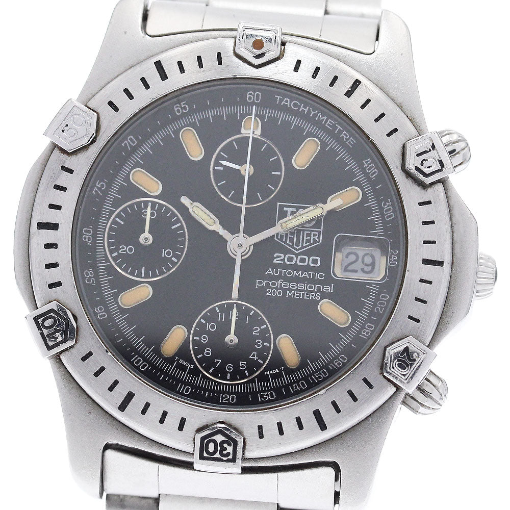 TAG Heuer 169.306 2000 Series Chronograph Automatic Men's Watch with Warranty Card
