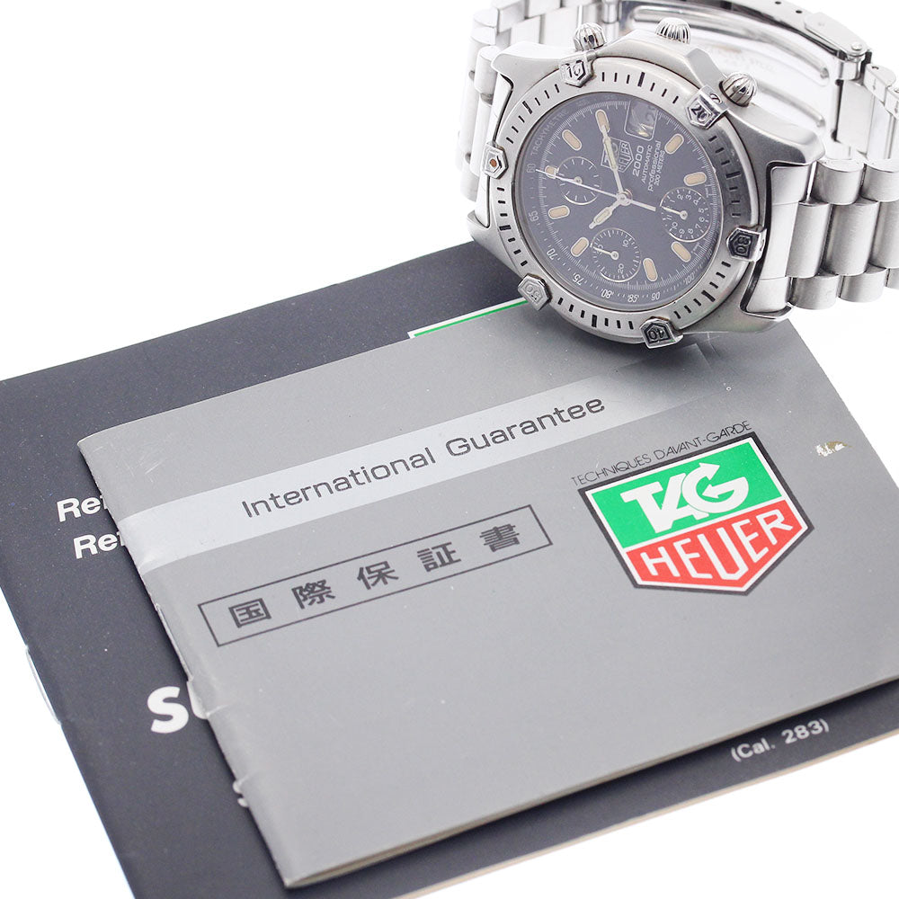 TAG Heuer 169.306 2000 Series Chronograph Automatic Men's Watch with Warranty Card