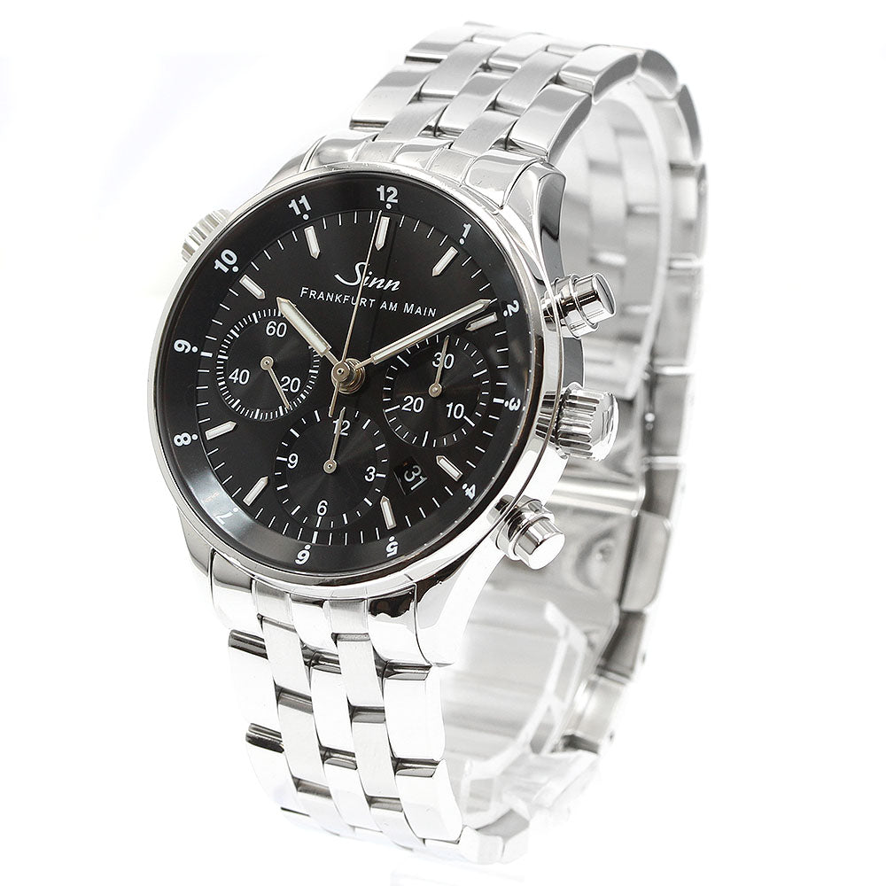 Sinn 6000 Frankfurt Financial Watch Chronograph Date Automatic Men's Watch with Box and Warranty