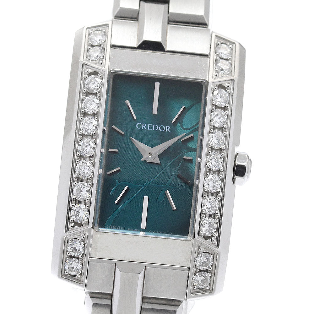 SEIKO GSWE935/5A70-0AY0 Credor Node Side Diamond Quartz Ladies Watch