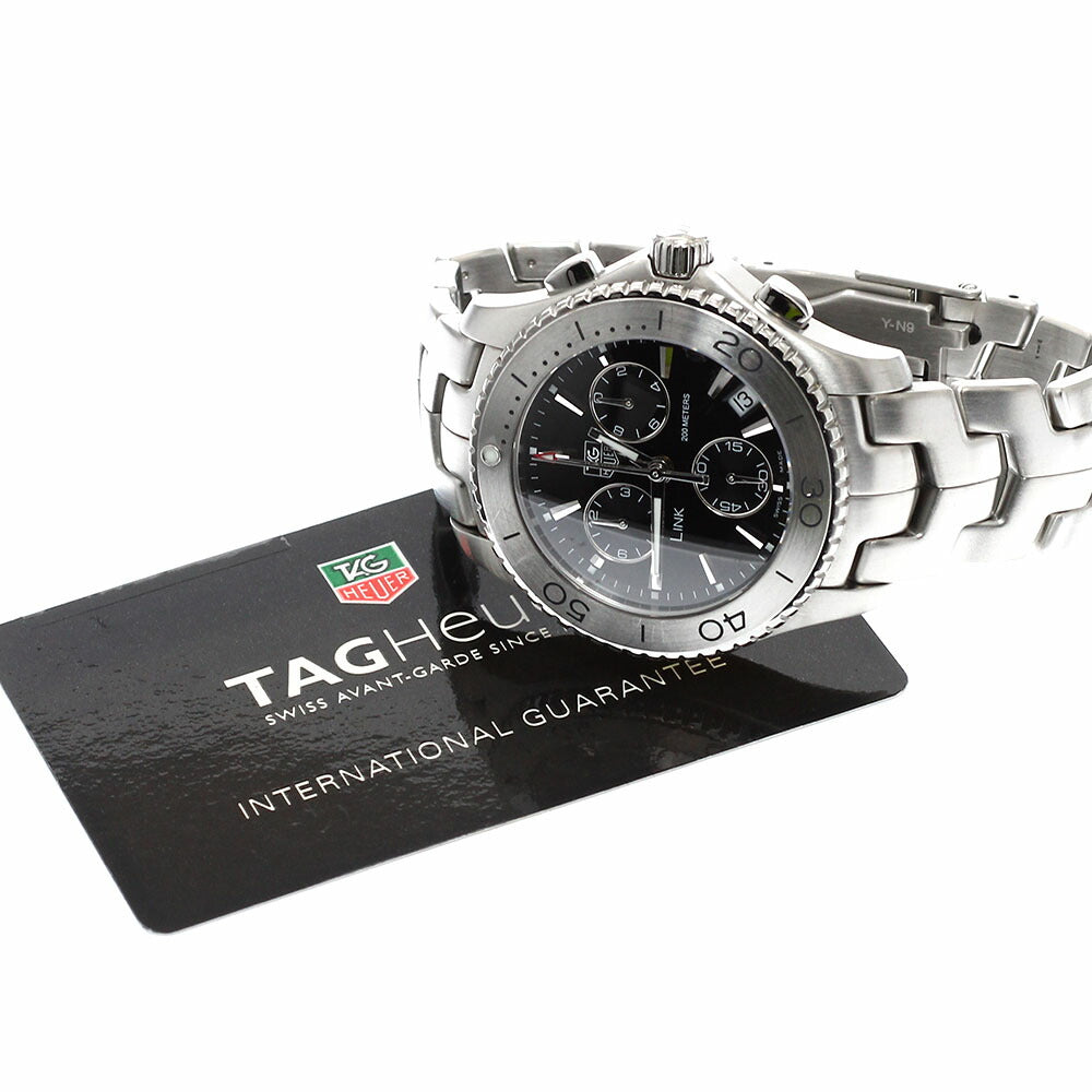 TAG Heuer CJ1110.BA0576 Link Chronograph Quartz Men's Watch with Warranty