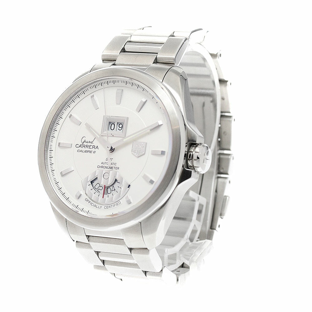 TAG Heuer WAV5112.BA0901 Grand Carrera Caliber 8 Date GMT Automatic Men's Watch with Box and Warranty Card