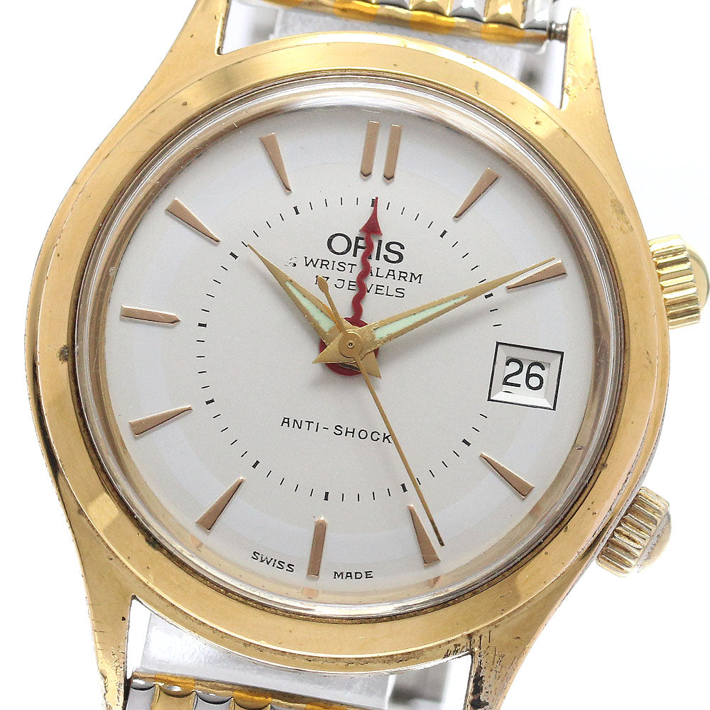 ORIS 420-7387 Date Alarm Manual Winding Men's Watch